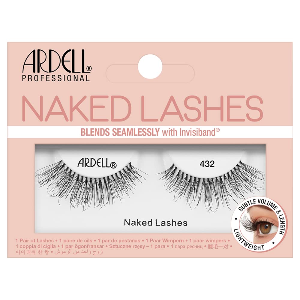 Ardell Strip Lashes Naked Lashes 432 with Invisiband, 1 pair