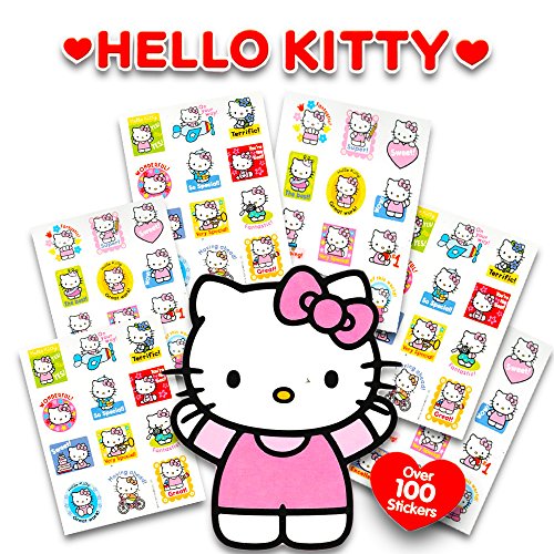 Hello Kitty Stickers and Temporary Tattoos Party Favor Bundle