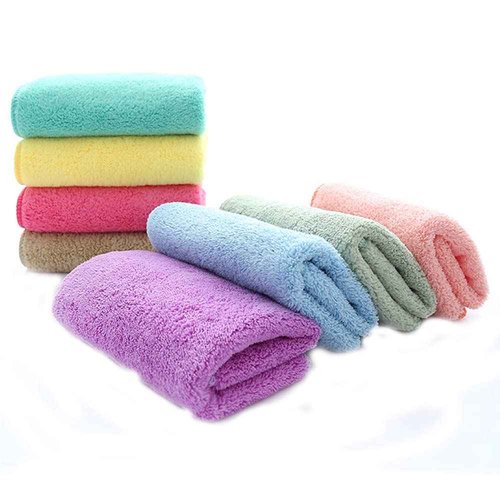 YANQINQIN 12-Pack Cotton Gauze Face Towels,Multi-Color Soft Washcloth (2)