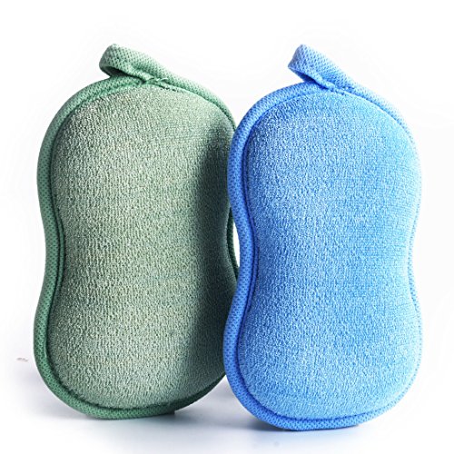 BabaMate Ultra Soft Baby Bath Sponge - 2 Pack