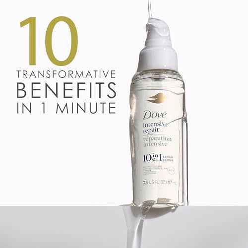 Dove Intensive Repair Amino Serum for Damaged Hair with Bio-Protein Care Technology 3.3 oz