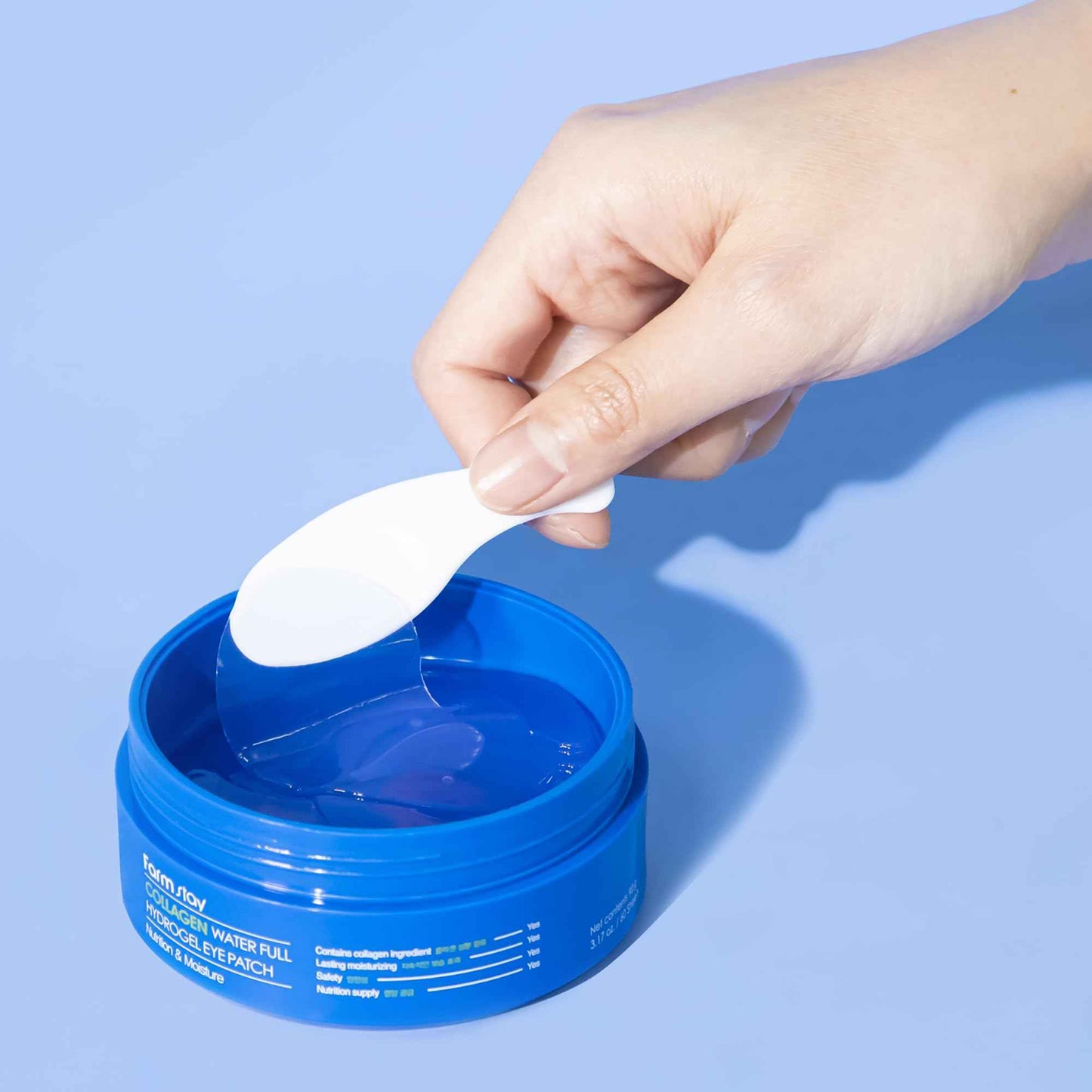 FARMSTAY Collagen Water Full Hydrogel Eye Patch - Hydrating Under Eye Mask with Collagen - Refreshes Tired Undereyes - Promotes Collagen Production - 60 pc (Pack of 2)