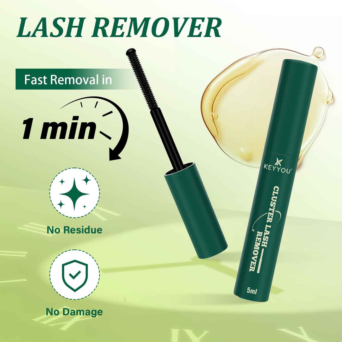 KEYYOU Lash Extension Kit 3D Effect Volume Lash Clusters Kit 144pcs D Curl Waterproof Kit DIY Eyelash Extension Kit with Bond and Seal Lashes Glue Remover Applicators (Kit-PuffSilk V3D01-8-18MIX)