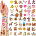 20 Sheets Glitter Western Temporary Tattoos - Cowboy Cowgirl Horse
