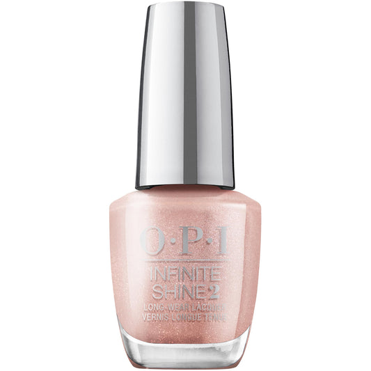 OPI Infinite Shine Long-Wear Soft Sheer Shimmer Pink Nail Polish, Up to 11 days of wear & Gel-Like Shine, Spring '24, Your Way Collection, Bubblegum Glaze, 0.5 fl oz