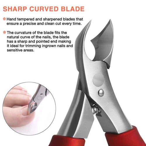 BEZOX Toenail Clipper for Thick Nails for Seniors, Nail Clippers for Seniors