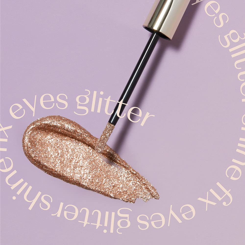 ETUDE Shine Fix Eyes Liquid Eyeshadow 2.5g #1 Champagne Nebula | Long-Lasting Shimmer & Glow Liquid Eye Shadow Makeup with Dazzling Sparkle | K-beauty