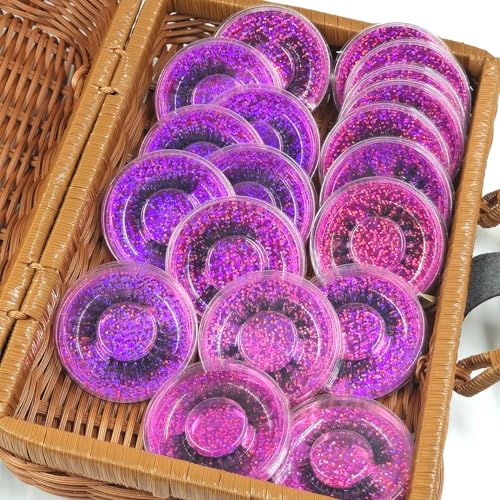 20 Pairs False Lashes 3D Volume Natural Look Wispy Fluffy