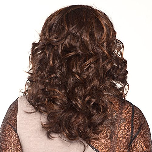 Vivica A. Fox GOLDIE-V New Futura Fiber, Deep Swiss Lace Front Wig in Color P273033