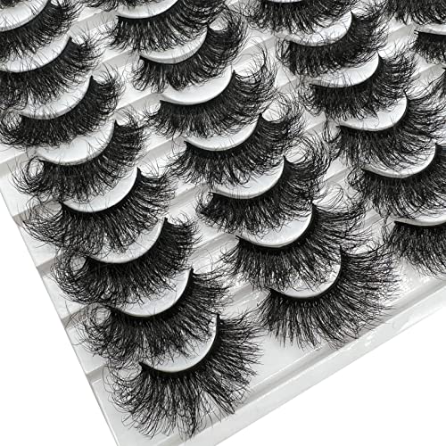 Mink Eyelashes 20MM Fluffy 3D Natural Look - 20 Pairs