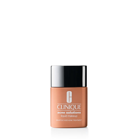 Clinique Acne Solutions Liquid Foundation Makeup With Salicylic Acid For Dry Combination to Oily Skin Types | Medium Coverage, Natural Matte Finish, Honey