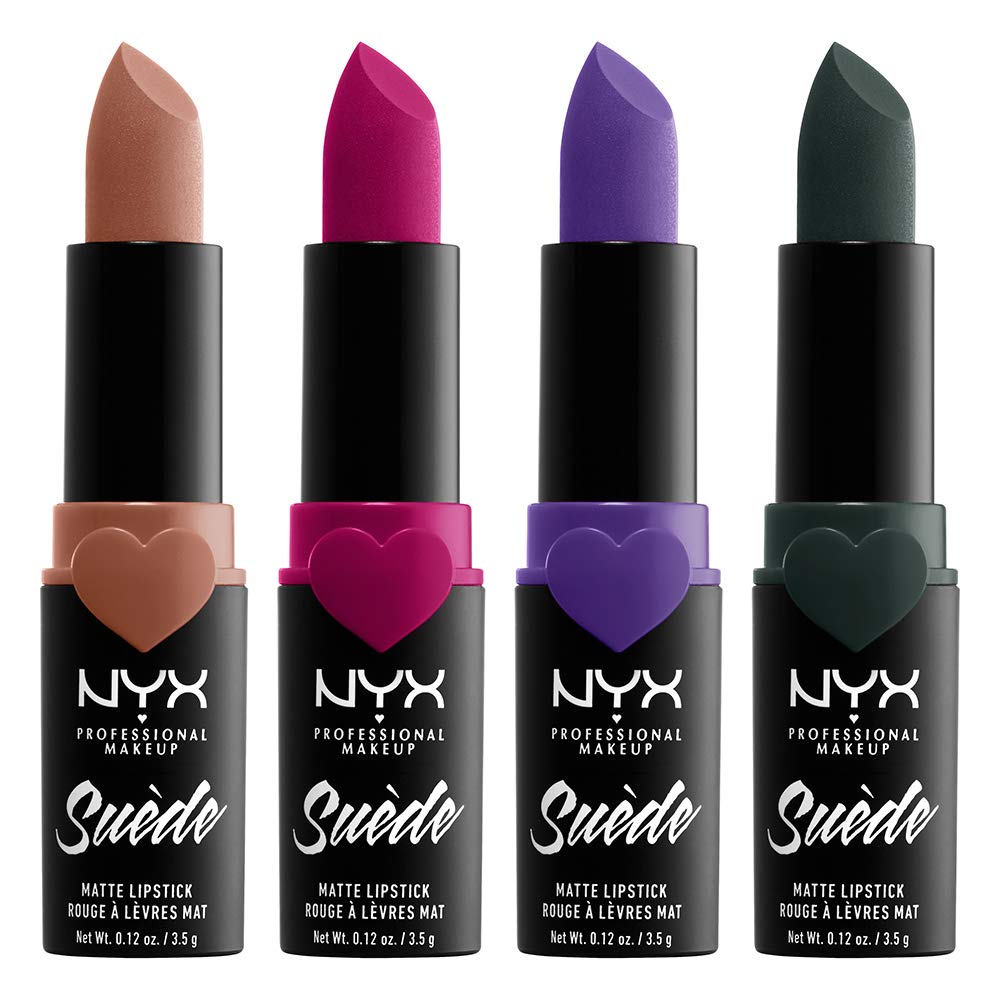 NYX PROFESSIONAL MAKEUP Suede Matte Lipstick, Vegan Formula - Girl, Bye (Berry)