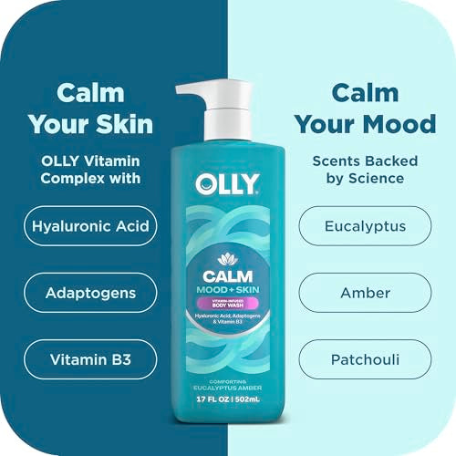 OLLY Body Wash Mixed Pack 4 Count to Restore Skin barrier & Hydrate skin 3 oz