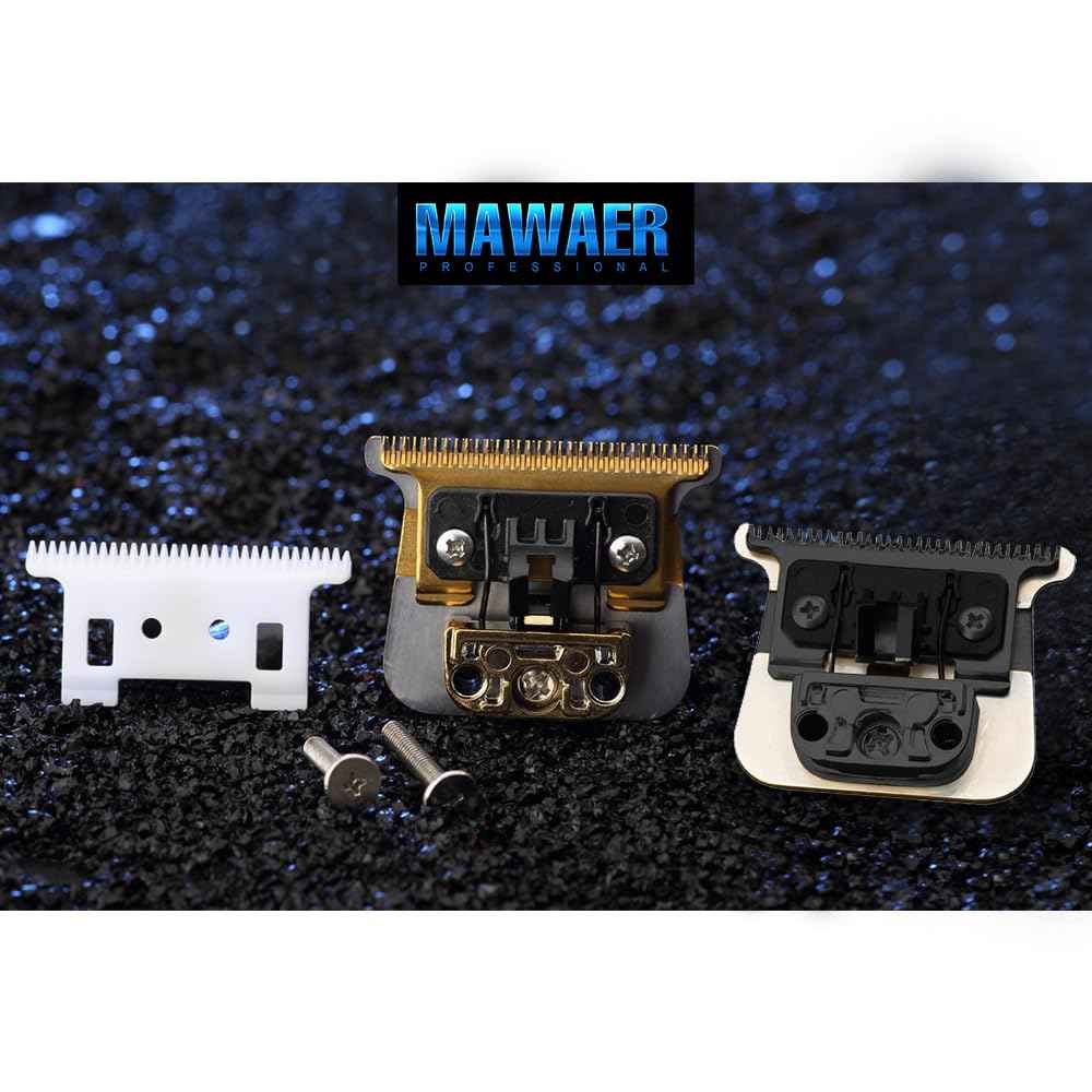 2 PCS FX Trimmer Blade with Ceramic Blades Compatible with BaBylissPRO FX787 & FX726 Trimmer,FX707Z Replacement Blades for BaByliss PRO Barberology Trimmer Blade