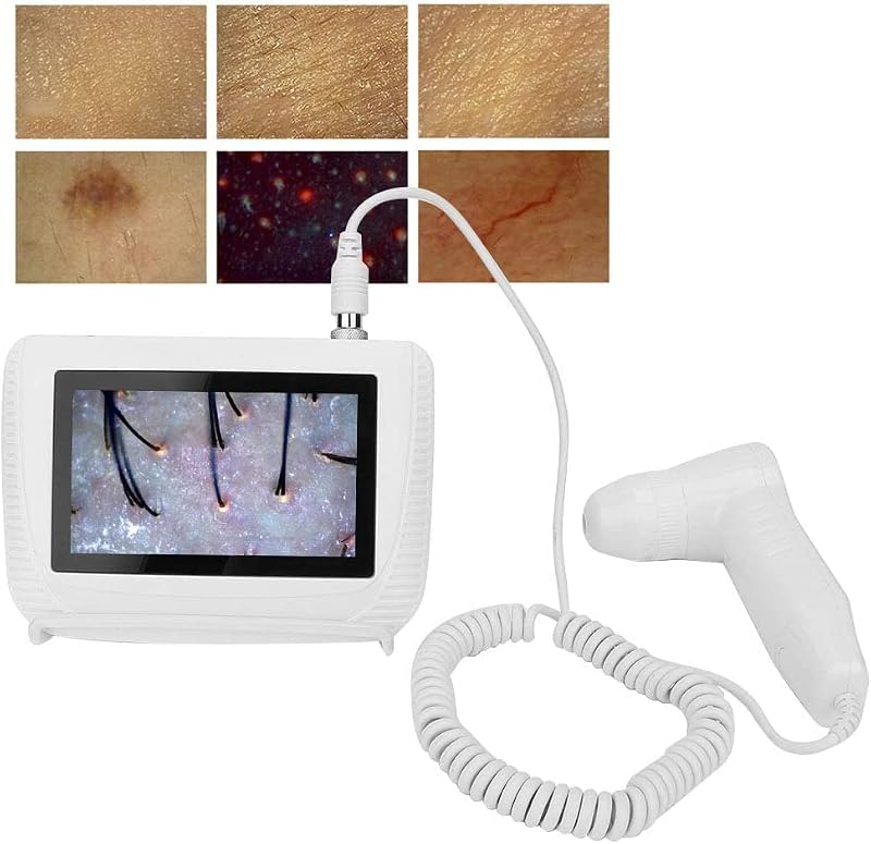 Digital Skin Hair Analyzer with 5" Screen & 50X/200X Lens