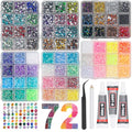 36000Pcs 72 Colors Resin Rhinestones Kit with B7000 Glue & Tweezers