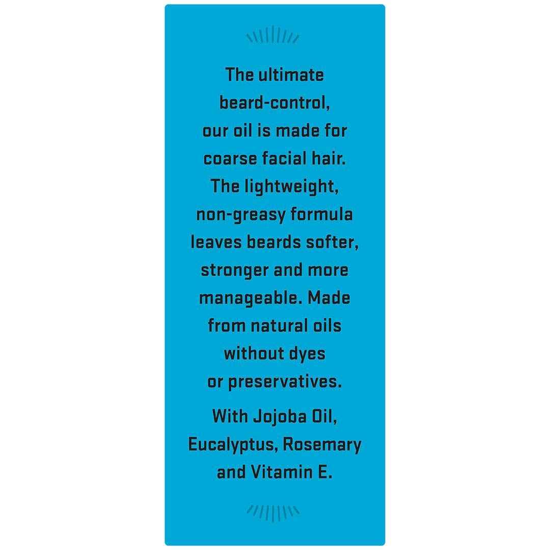 Just For Men The Best Beard Oil Ever, Supports Growth, Made with Vitamin E, Eucalyptus, Rosemary, and Jojoba Oil, Smoothes and Softens without clogging pores, Light & Nongreasy, 1 Fl Oz
