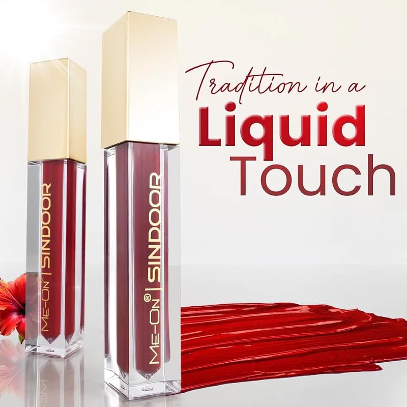 Maroon Herbal Liquid Sindoor - Traditional Maroon Eyeliner, 6ml