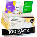 FOMIN Travel Deodorant Wipes - 100 Count, pH Balanced, Biodegradable