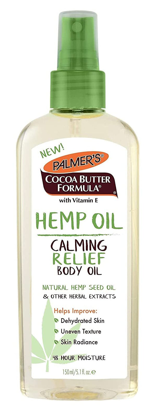 Palmers Cocoa Butter Hemp Oil Body Oil 5.1 Ounce (150ml) (Pack of 2)