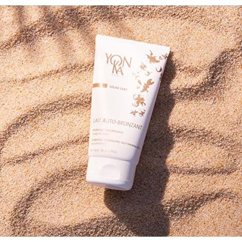 Yon-Ka Lightweight Self Tanning Body Lotion, Buildable Coverage for Natural Sunkissed Glow, Anti-Aging Antioxidant Serum with Vitamin E, 100% Natural Self Tanning Active, Vegan, 5.18 Oz/150ml