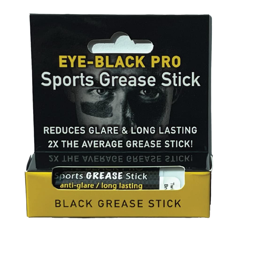 stwees Eye Black Pro Sports Grease Stick Set, reduce glare, Face Painting, anti glare (1 Pack)