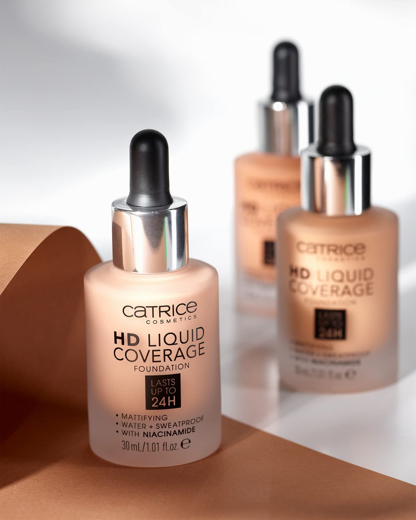 Catrice | HD Liquid Coverage Foundation | High & Natural Coverage | Vegan & Cruelty Free (050 | Rosy Ash)