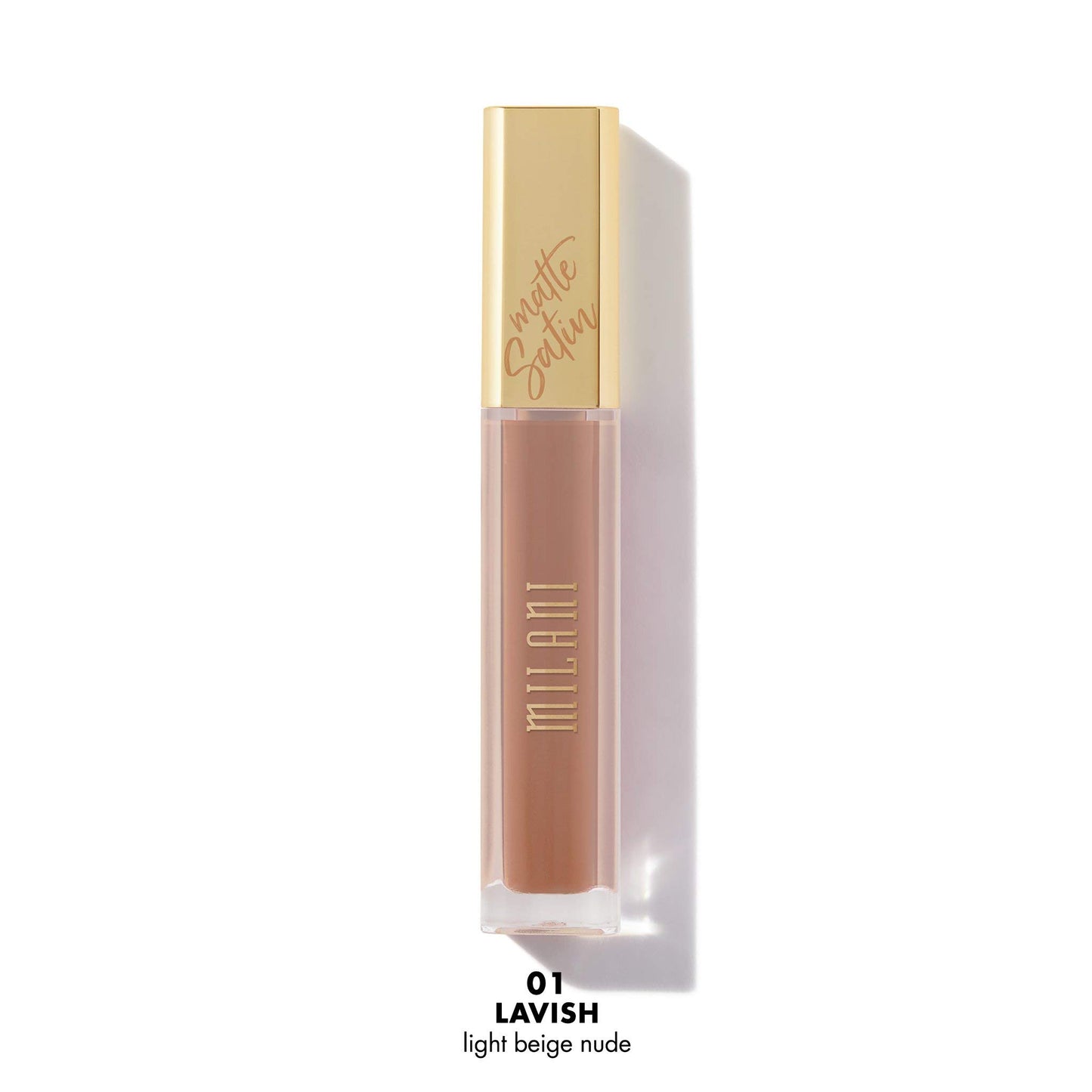 Milani Amore Satin Matte Lip Crème - Lavish (0.22 Fl. Oz.) Cruelty-Free Nourishing Lip Gloss with a Soft, Full Matte Finish