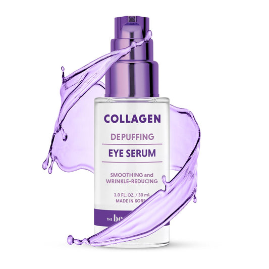 The Beauty Standard Collagen & Hyaluronic Acid Under Eye Serum - Anti Aging - Hydrating, Reduces Puffiness, Dark Circles & Wrinkles - Cruelty Free Korean Skin Care For All Skin Types - 1 oz / 30 ml