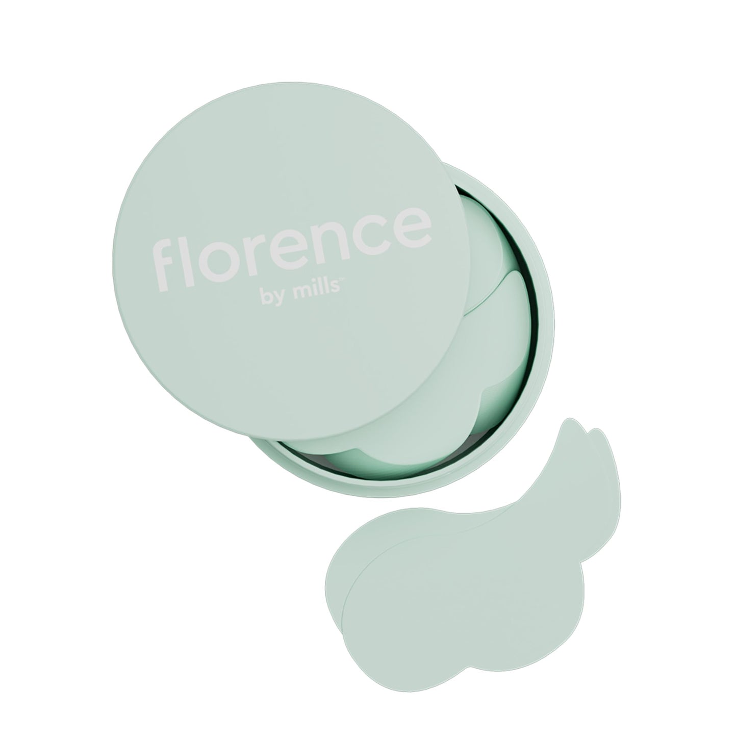 florence by mills Floating Under the Eyes Depuffing Gel Pads | Re-Energize Tired Under Eyes | Hydrating | Vegan & Cruelty-Free - 30 Pairs/60 count