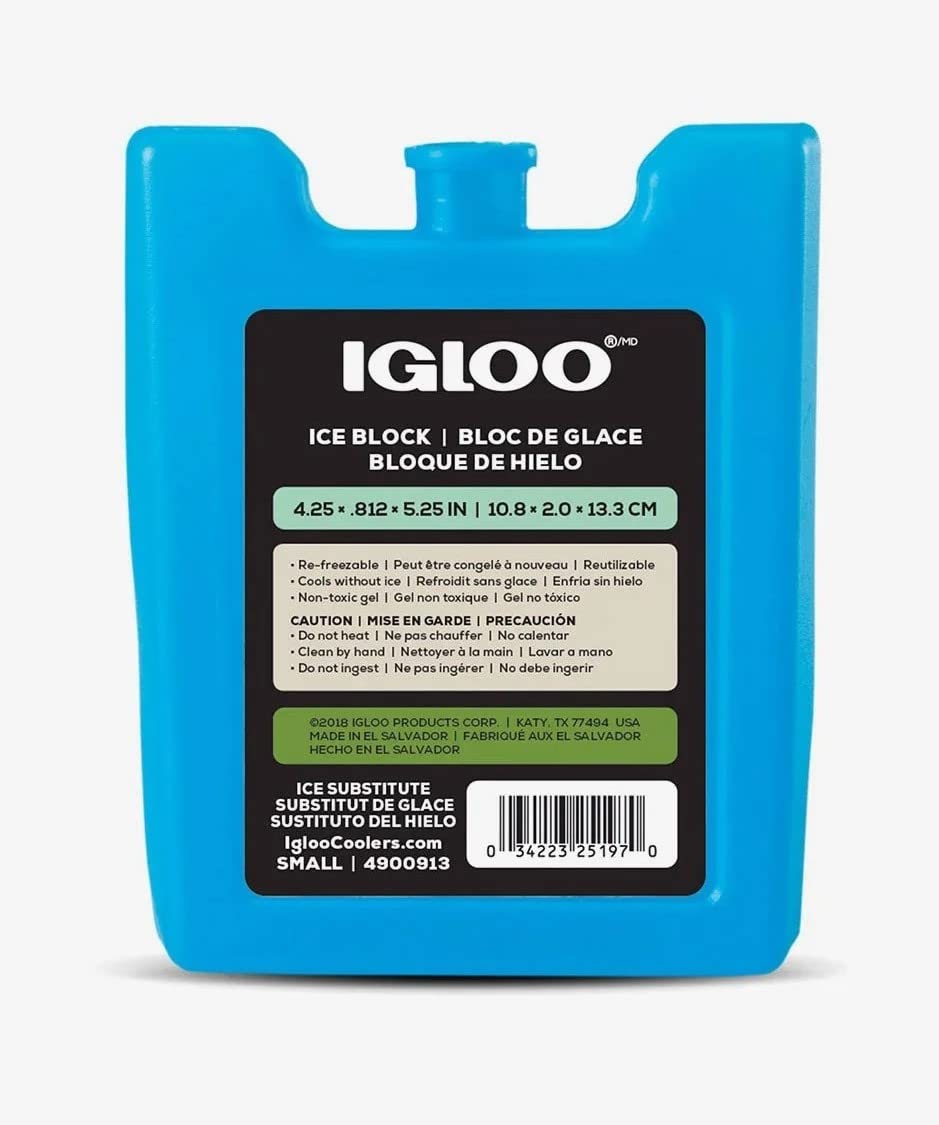 Igloo Maxcold Ice Blocks, Reusable Ice packs for Coolers, Freezer Pack, Cold Packs for Coolers, Long lasting Ice Blocks