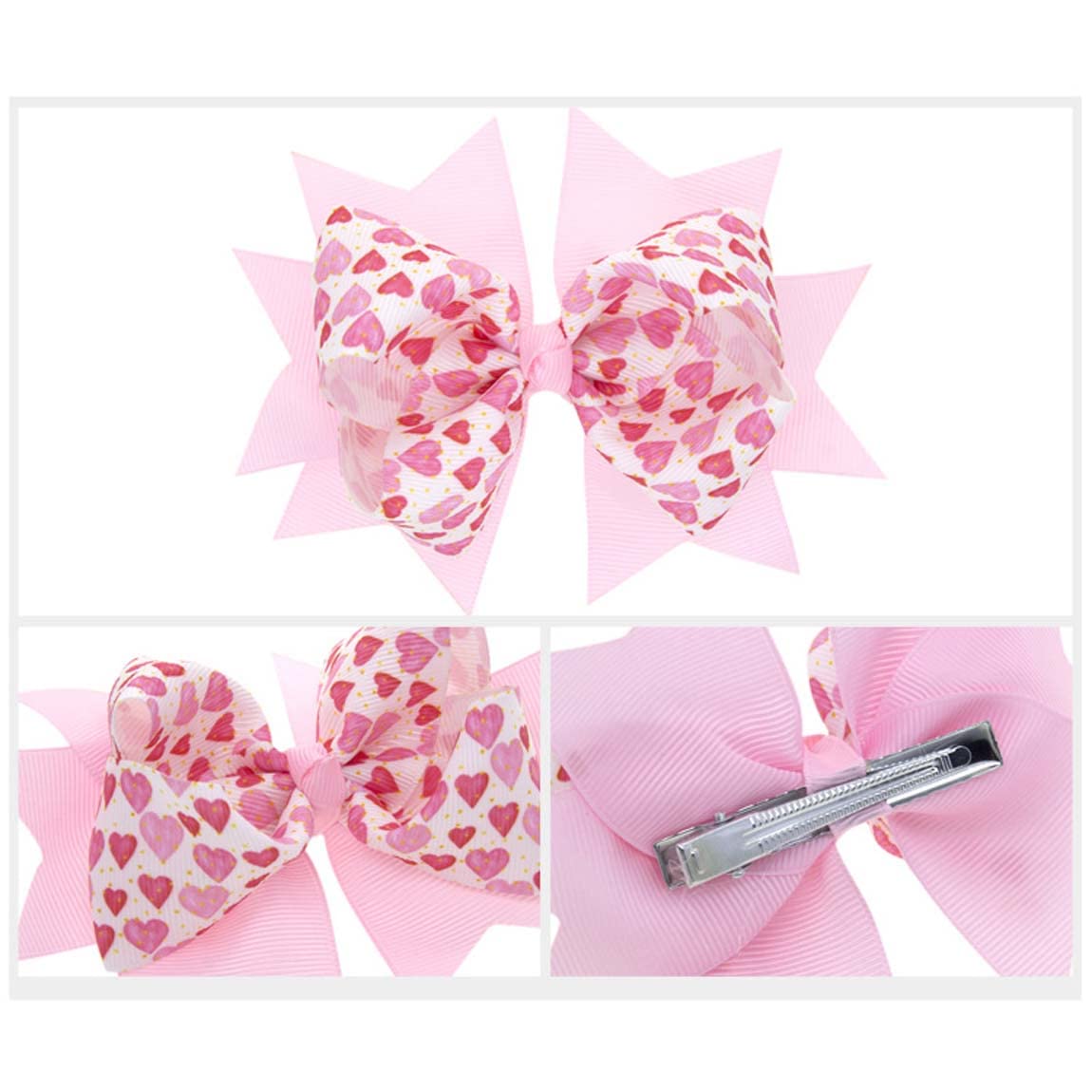 Valentine’s Day Hair Clips Hair Bow for Women Girls Hair Accessories TSFJ25 (Bow1011)