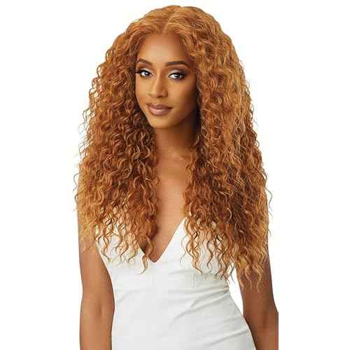 Outre Perfect Hair Line Synthetic 13x6 HD Lace Front Wig - ARIELLA (1 Jet Black)