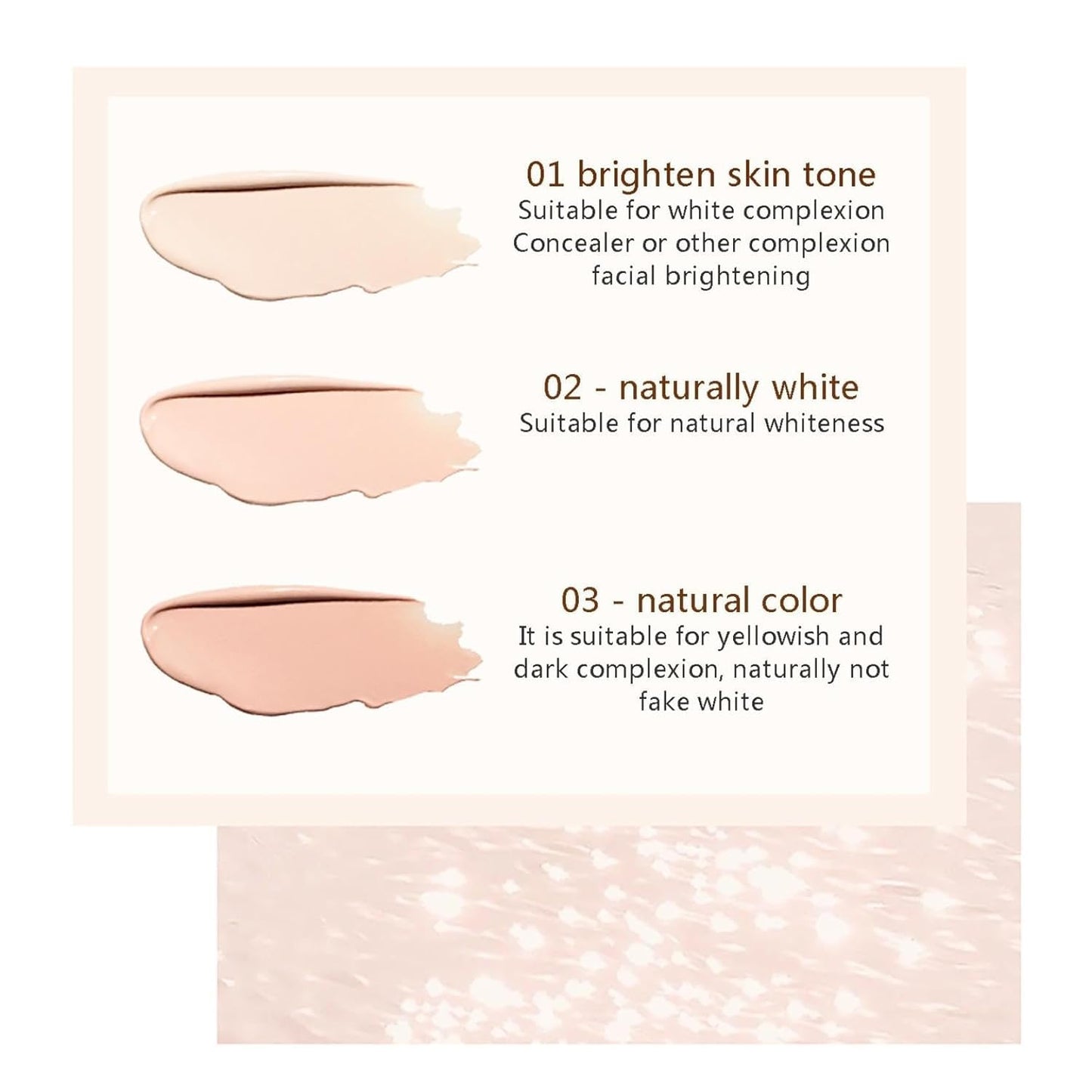 Happyhours 2 in 1 Foundation Anti-Wrinkle Concealer with Built-in Brush, Novo Foundation and Concealer Double Head Makeup Stick, Waterproof Long Lasting Anti-Wrinkle Concealer Foundation (2Pcs-02)