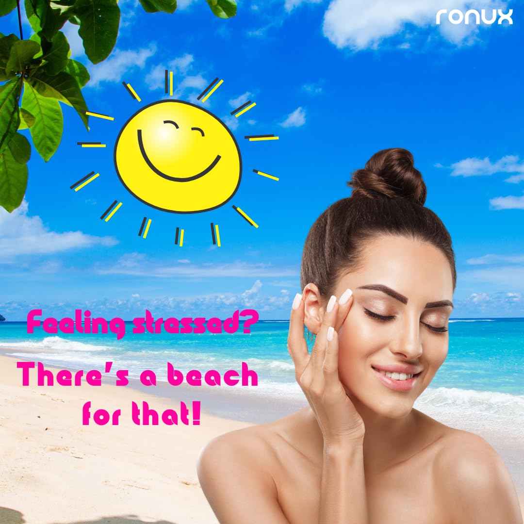 Ronux Silicon Facial Cleansing Brush - Electric, Rechargeable, Waterproof IPX7 - Rotating Magnetic Beads - 4 Function Modes - Face Massage for Deep Cleaning - Magnetic Charging Base - Ergonomic Handle