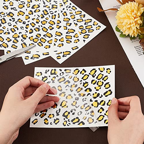 Leopard Print Temporary Tattoo Stickers - 10 Sheets 5x6 Inch