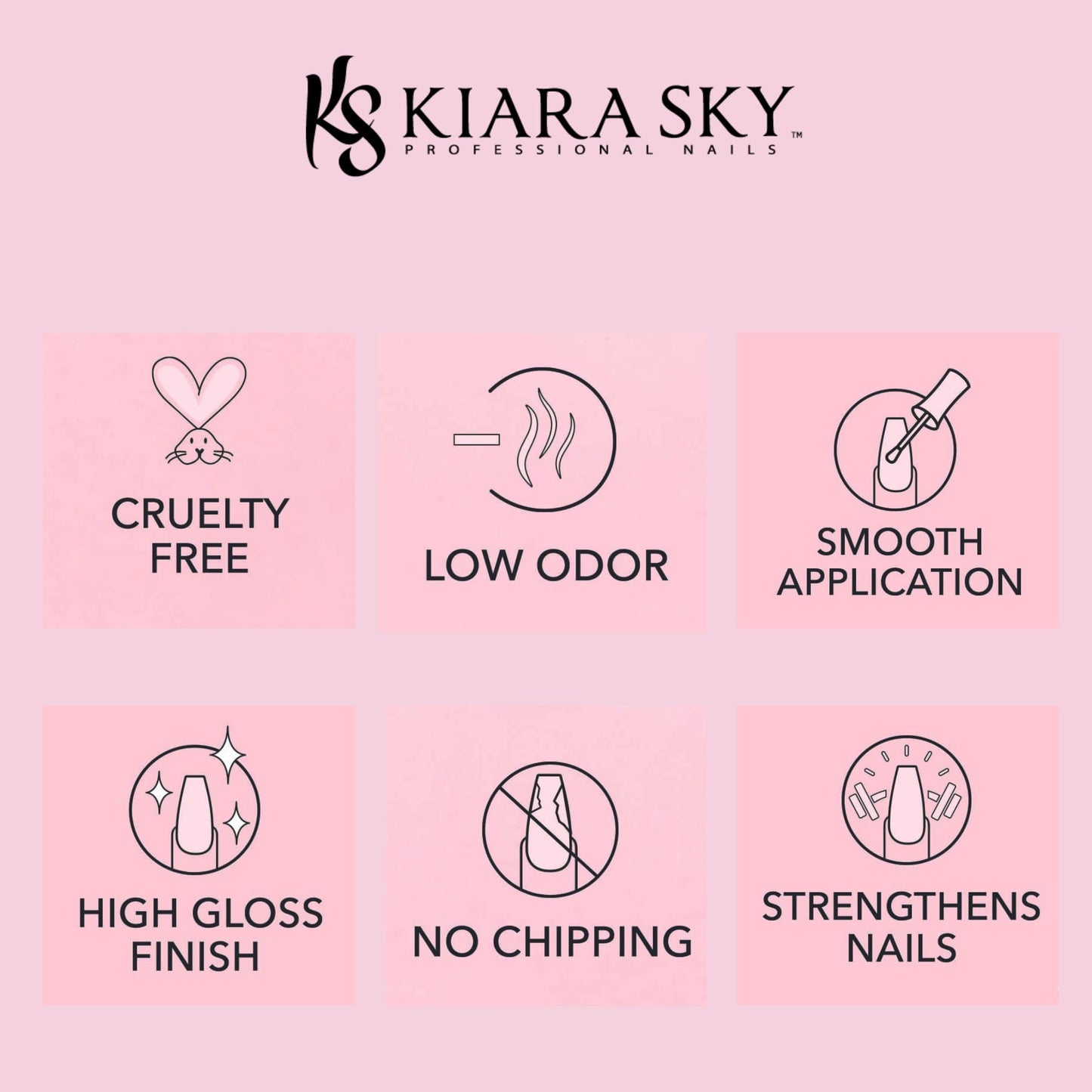 KIARA SKY Soak Off Gel Nail Polish 0.5 fl oz, MIDNIGHT IN PARIS (G572)