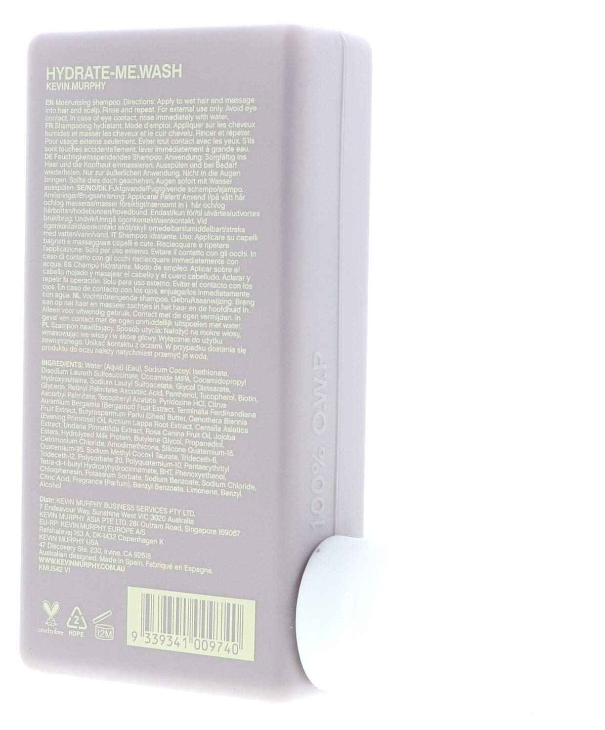 Kevin Murphy Hydrate Me Wash Kakadu Plum Infused Moisture Delivery Shampoo