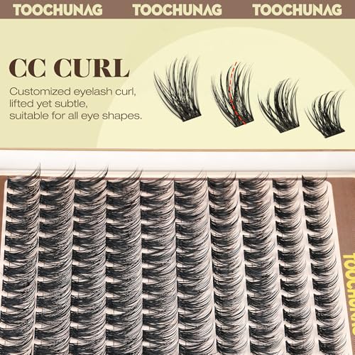 Wispy Cluster Eyelash Extensions 9-12mm C Curl 160pcs