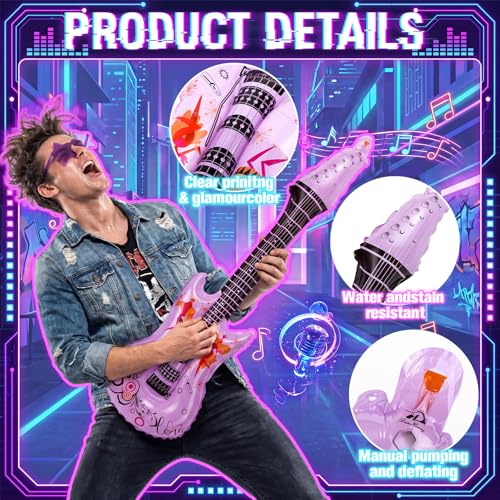Duraaamo Kpop Disco Inflatable Party Props Set - 19 Pcs