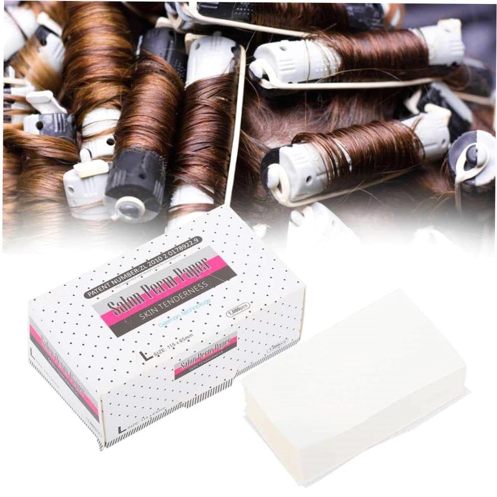 Breathable for hair Perm Kit: Paper Solution for-Lasting Perm - Mesh Perm Paper Included