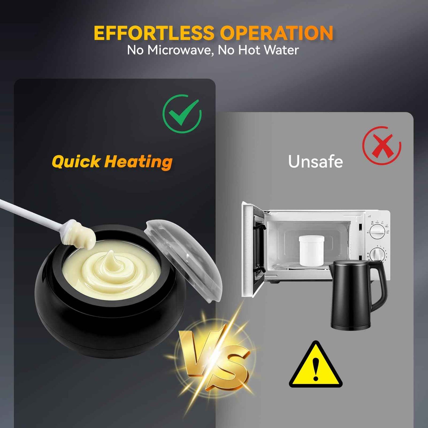 Nose Wax Kit Men, Nose Ear Hair Waxing Kit with 100g Nose Wax, Painless Nose Ear Hair Removal Kit, Smart Constant Temp, USB Fast Heat, Upgraded Capacity, Multi-Accessories