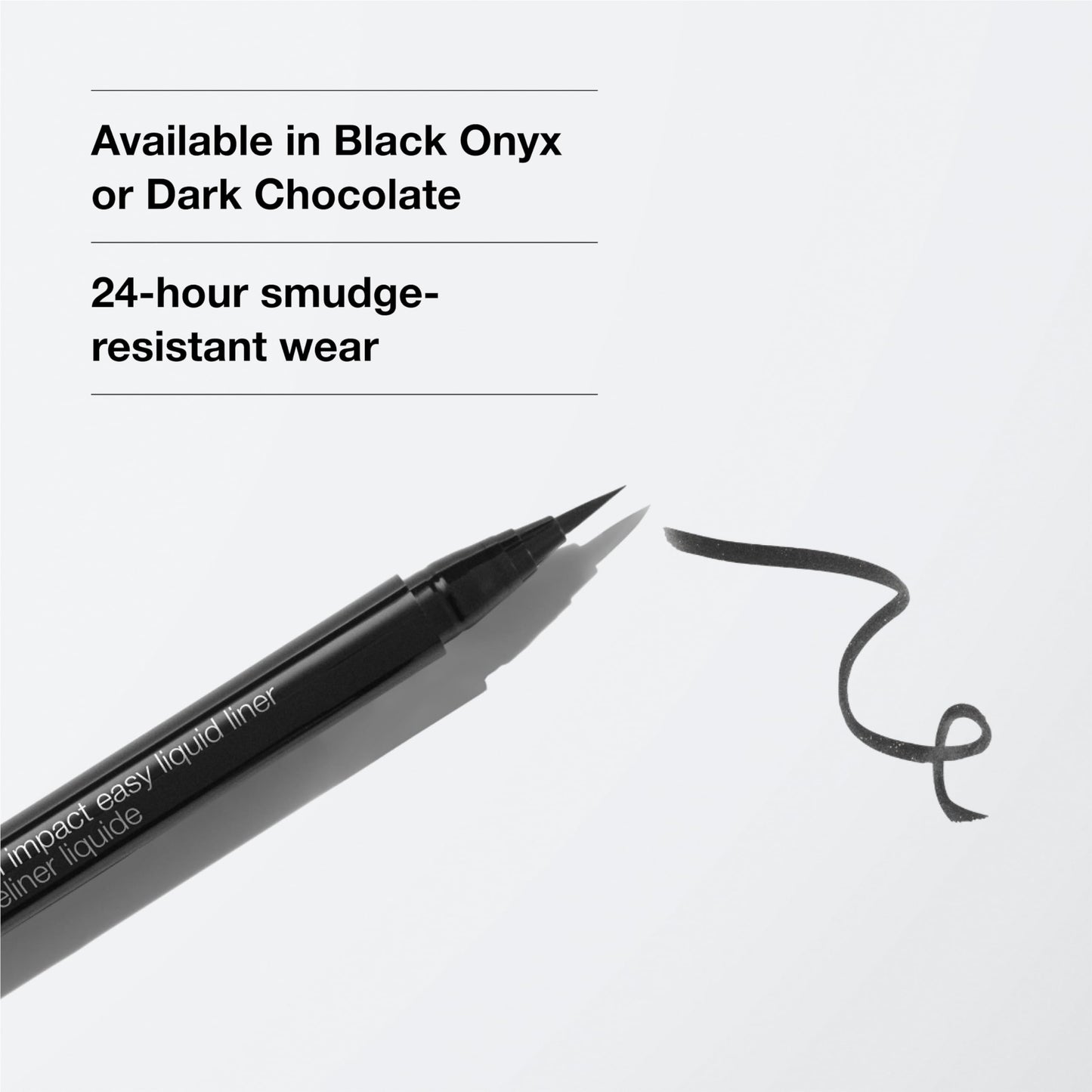 Clinique High Impact Easy Liquid Eyeliner | Waterproof, Long Lasting, Smudge Resistant + Safe For Sensitive Eyes, Espresso