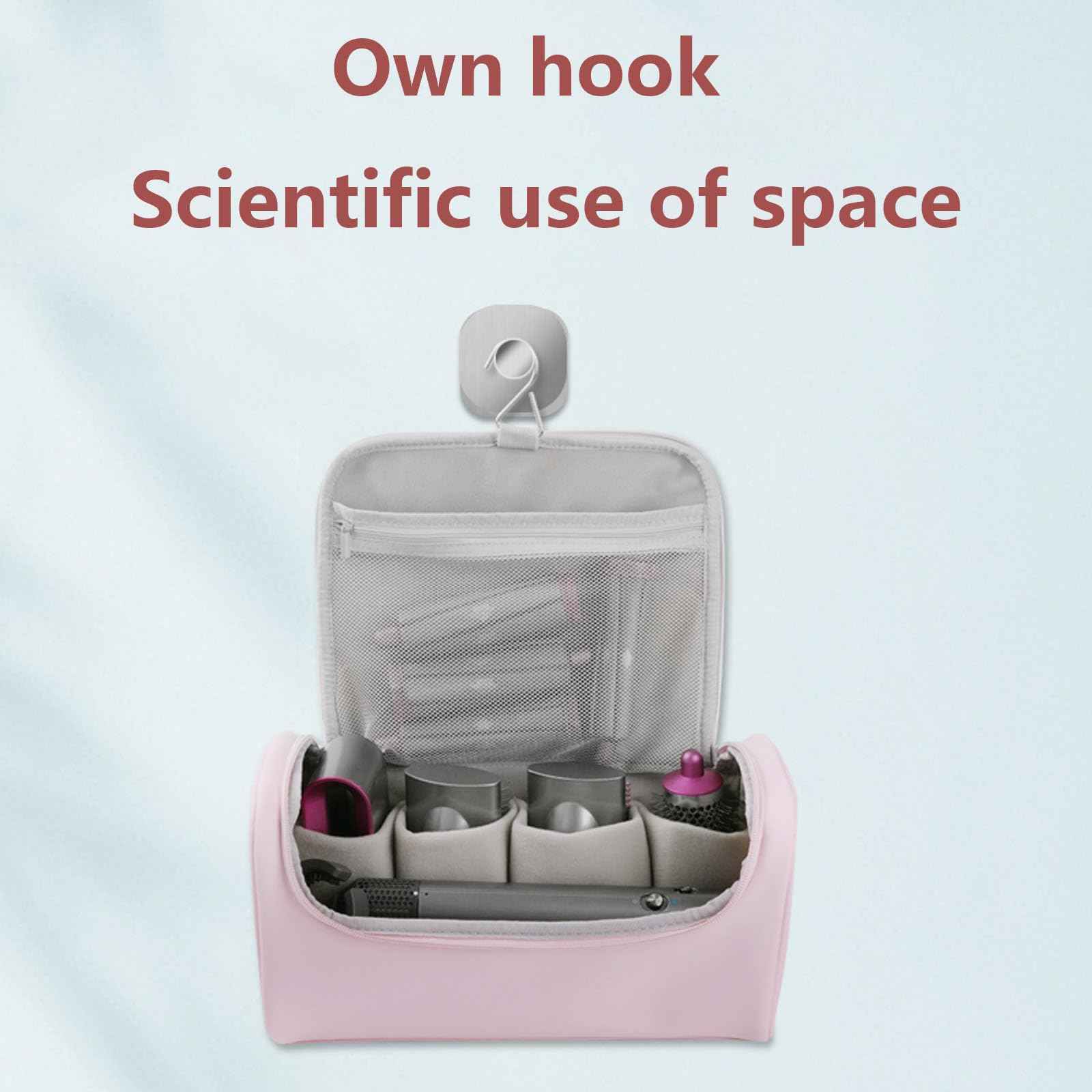 Case For Sharks Flex Style - Travel Case Compatible With Airwrap, PU Storage Bag For Hair Tools, Portable Travel Organizer Airwrap Stylist