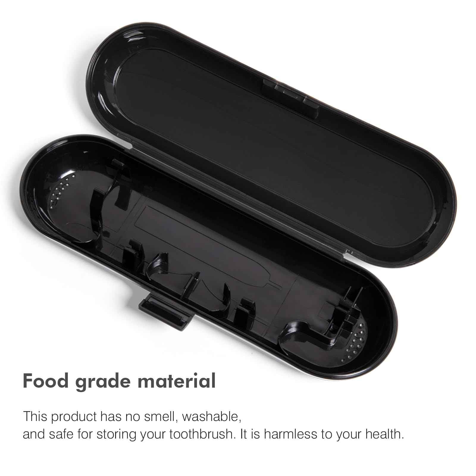 Nincha Electric Toothbrush Travel Case for Oral B & Philips Sonicare,Black