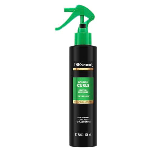 TRESemmé Bouncy Curls Leave-In Refresher Spray with Peptide Blend, 6.7 fl oz