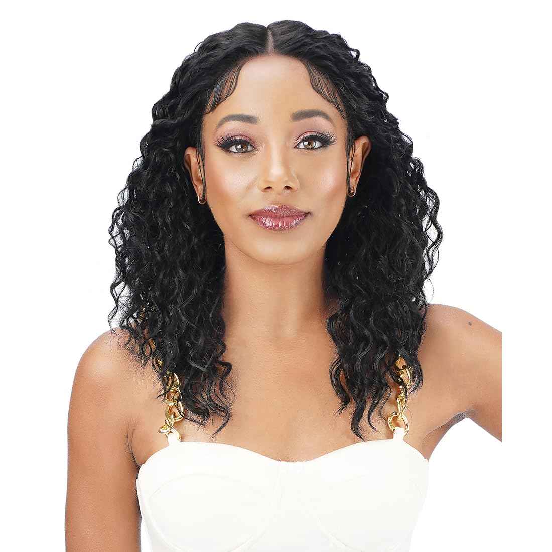 Zury Sis Chunky Synthetic Hair Hd Lace Front Wig - Izara (1)