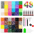 TGAHY 48000 Pcs Rhinestone Kit - 48 Colors 3mm Flatback Gems