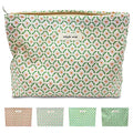 STARDW Floral Makeup Bag - Cute Large Capacity Cosmetic Pouch