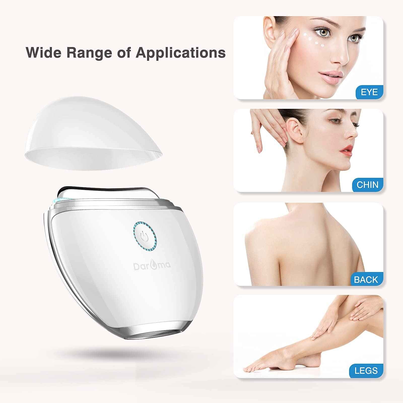 DAROMA Gua Sha Electric, 2026 Upgraded Facial & Body Massager Tools, 4 Features All in 1 Tech, Effective Anti-Aging, Wrinkle, Detox, Relieve Soreness and Pressure, Massager for Eyes, Neck